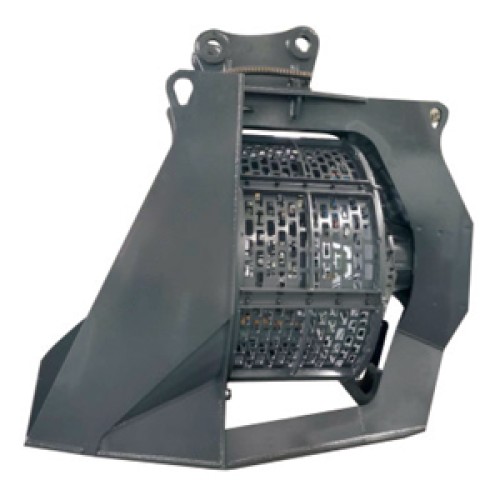 Excavator Attachment (Rotary Screening Bucket)