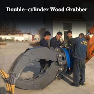 Excavator Attachment (Double-cylinder Wood Grabber)